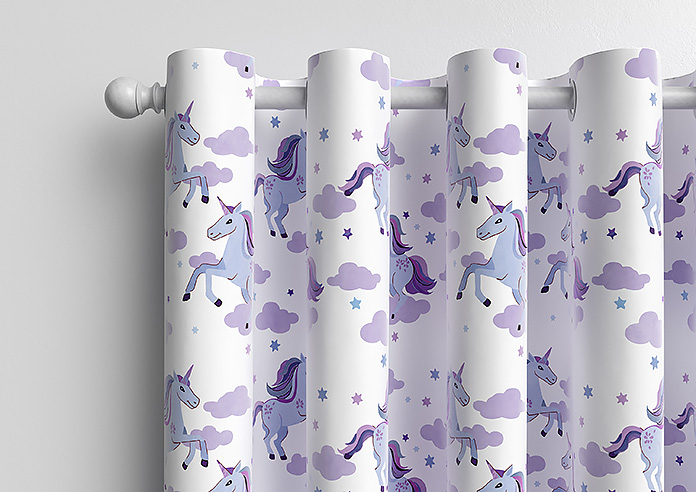 Unicorn Magic, Purple - Made to Measure Curtains - Image 12